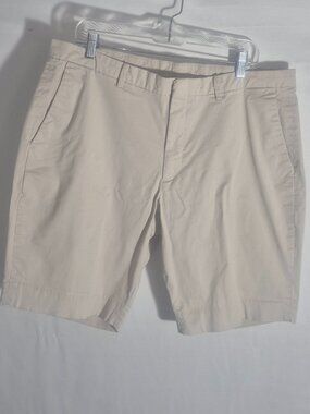Men's cotton shorts, cream color, in size 36" waist